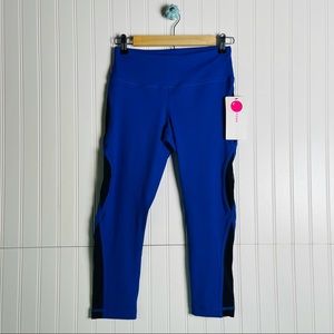 Yogalicious royal blue workout leggings NWT